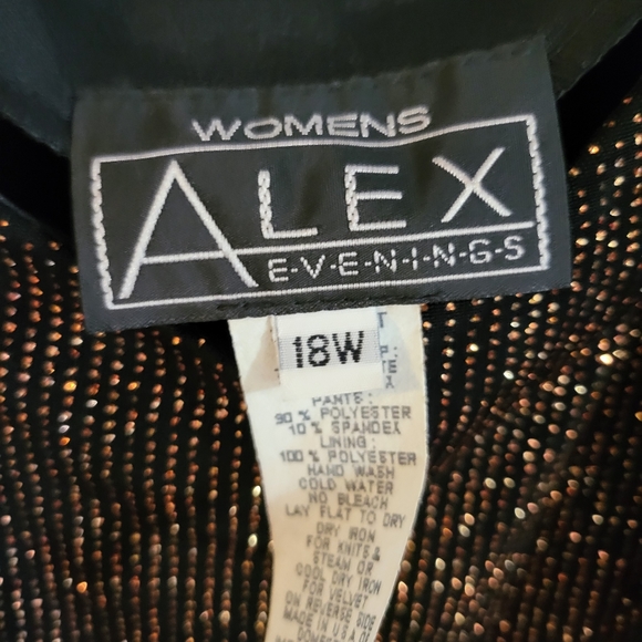Alex Evening Glimmer Sleeveless Top Size 18W - Picture 5 of 9